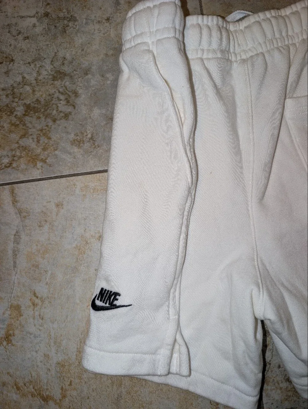Nike Women's Sportswear Club Fleece Shorts in White - Small